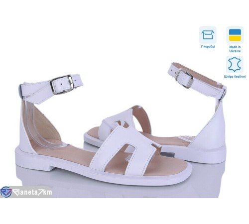 Босоніжки жіночі на літо (6 пар р.36-40) білий  "Linda"
