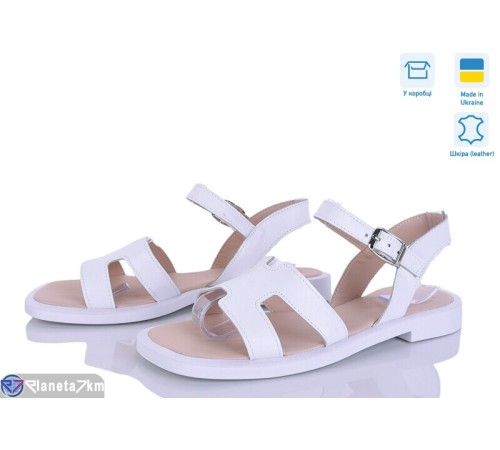 Босоніжки жіночі на літо (6 пар р.36-40) білий  "Linda"