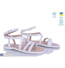 Босоніжки жіночі на літо (6 пар р.36-40) білий  "Linda"