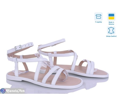 Босоніжки жіночі на літо (6 пар р.36-40) білий  "Linda"