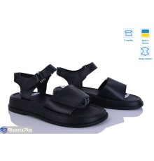 Босоніжки жіночі на літо (6 пар р.36-40) чорний  "Linda"