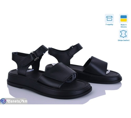 Босоніжки жіночі на літо (6 пар р.36-40) чорний  "Linda"