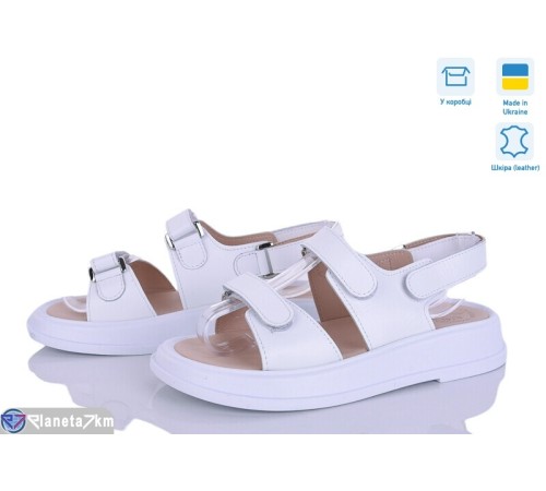 Босоніжки жіночі на літо (6 пар р.36-40) білий  "Linda"