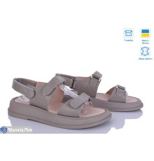 Босоніжки жіночі на літо (6 пар р.36-40) коричневий  "Linda"