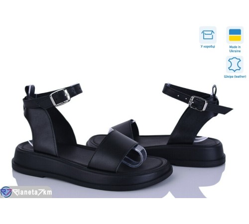 Босоніжки жіночі на літо (6 пар р.36-40) чорний  "Linda"