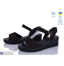 Босоніжки жіночі на літо (6 пар р.36-40) коричневий  "Linda"