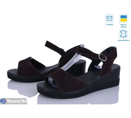 Босоніжки жіночі на літо (6 пар р.36-40) коричневий  "Linda"