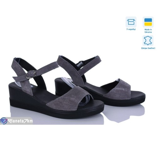 Босоніжки жіночі на літо (6 пар р.36-40) сірий  "Linda"