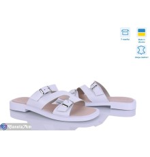 Шлепки жіночі на літо (6 пар р.36-40) білий  "Linda"