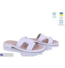 Шлепки жіночі на літо (6 пар р.36-40) білий  "Linda"