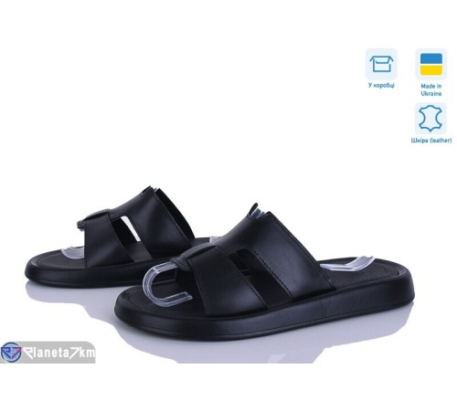 Шлепки жіночі на літо (6 пар р.36-40) чорний  "Linda"