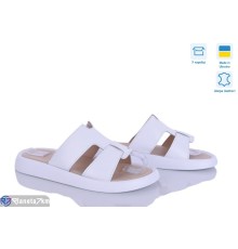 Шлепки жіночі на літо (6 пар р.36-40) білий  "Linda"