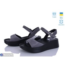 Босоніжки жіночі на літо (6 пар р.36-40) сірий  "Linda"