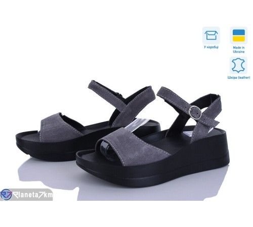 Босоніжки жіночі на літо (6 пар р.36-40) сірий  "Linda"