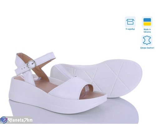 Босоніжки жіночі на літо (6 пар р.36-40) білий  "Linda"