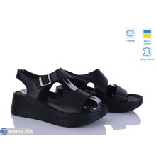 Босоніжки жіночі на літо (6 пар р.36-40) чорний  "Linda"