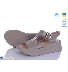 Босоніжки жіночі на літо (6 пар р.36-40) коричневий  "Linda"