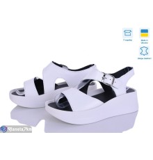 Босоніжки жіночі на літо (6 пар р.36-40) білий  "Linda"