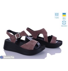 Босоніжки жіночі на літо (6 пар р.36-40) коричневий  "Linda"