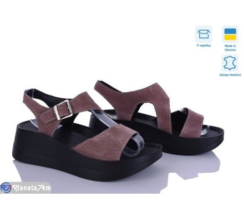 Босоніжки жіночі на літо (6 пар р.36-40) коричневий  "Linda"