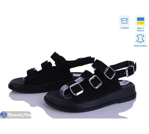 Босоніжки жіночі на літо (6 пар р.36-40) чорний  "Linda"