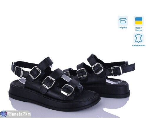 Босоніжки жіночі на літо (6 пар р.36-40) чорний  "Linda"