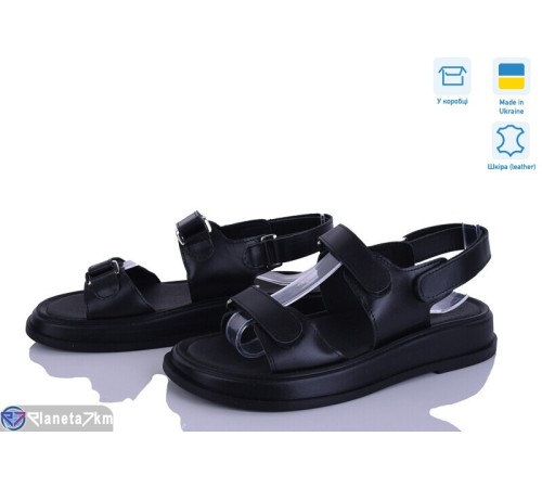 Босоніжки жіночі на літо (6 пар р.36-40) чорний  "Linda"