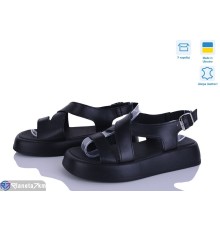 Босоніжки жіночі на літо (6 пар р.36-40) чорний  "Linda"