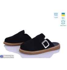 Шлепки жіночі на літо (6 пар р.36-40) чорний  "Linda"