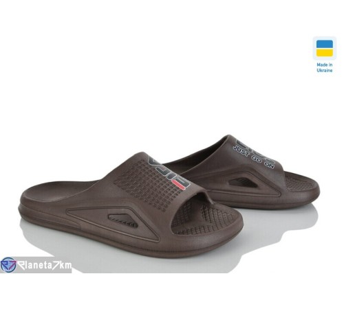 Шлепки на літо (6 пар р.36-41) коричневий  "Ladmir"