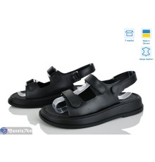 Босоніжки жіночі на літо (6 пар р.36-40) чорний  "Linda"