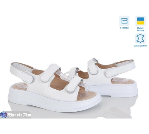 Босоніжки жіночі на літо (6 пар р.36-40) білий  "Linda"