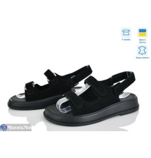 Босоніжки жіночі на літо (6 пар р.36-40) чорний  "Linda"