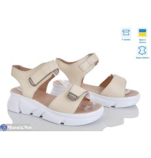 Босоніжки жіночі на літо (6 пар р.36-40) бежевий  "Linda"