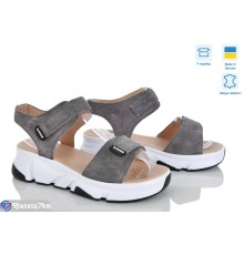 Босоніжки жіночі на літо (6 пар р.36-40) сірий  "Linda"