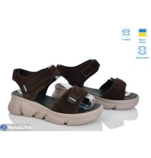 Босоніжки жіночі на літо (6 пар р.36-40) коричневий  "Linda"