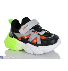 Дитячі кросівки на весну/осінь (8 пар р.21-26) чорний  "Laifakids"