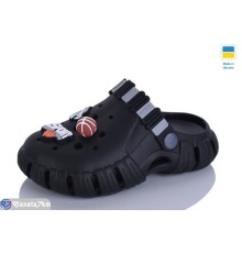 Кроки дитячі на літо (6 пар р.30-35) чорний  "LOTTOS"