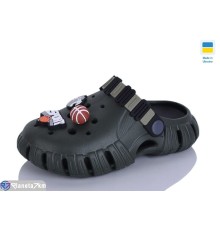 Кроки дитячі на літо (6 пар р.30-35) хакі  "LOTTOS"