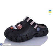 Кроки дитячі на літо (6 пар р.30-35) чорний  "LOTTOS"