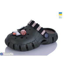 Кроки дитячі на літо (6 пар р.30-35) хакі  "LOTTOS"