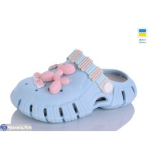 Кроки дитячі на літо (6 пар р.30-35) блакитний  "LOTTOS"