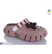 Кроки дитячі на літо (6 пар р.30-35) коричневий  "MURMUR"