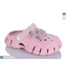 Кроки дитячі на літо (6 пар р.30-35) рожевий  "MURMUR"