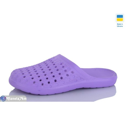 Шлепки жіночі на літо (6 пар р.36-41) фіолетовий  "INPIRE"
