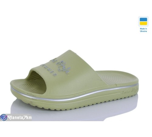Шлепки дитячі на літо (6 пар р.31-36) зелений  "LUCKY"