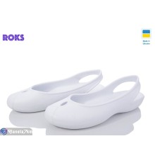 Туфлі жіночі на літо (8 пар р.36-41) білий  "Roks"