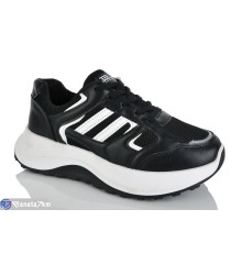 Кросівки жіночі на весну/осінь (8 пар р.36-41) чорний  "LAIFA"