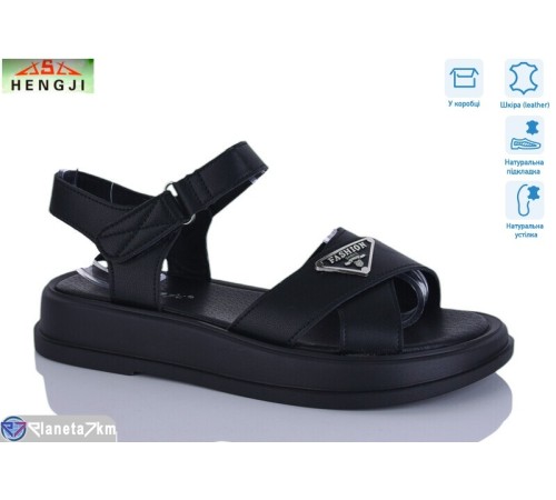 Босоніжки жіночі на літо (8 пар р.36-41) чорний  "HENGJI-ELENA"