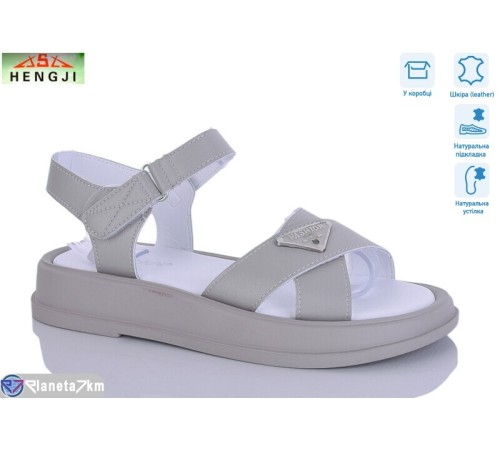 Босоніжки жіночі на літо (8 пар р.36-41) сірий  "HENGJI-ELENA"